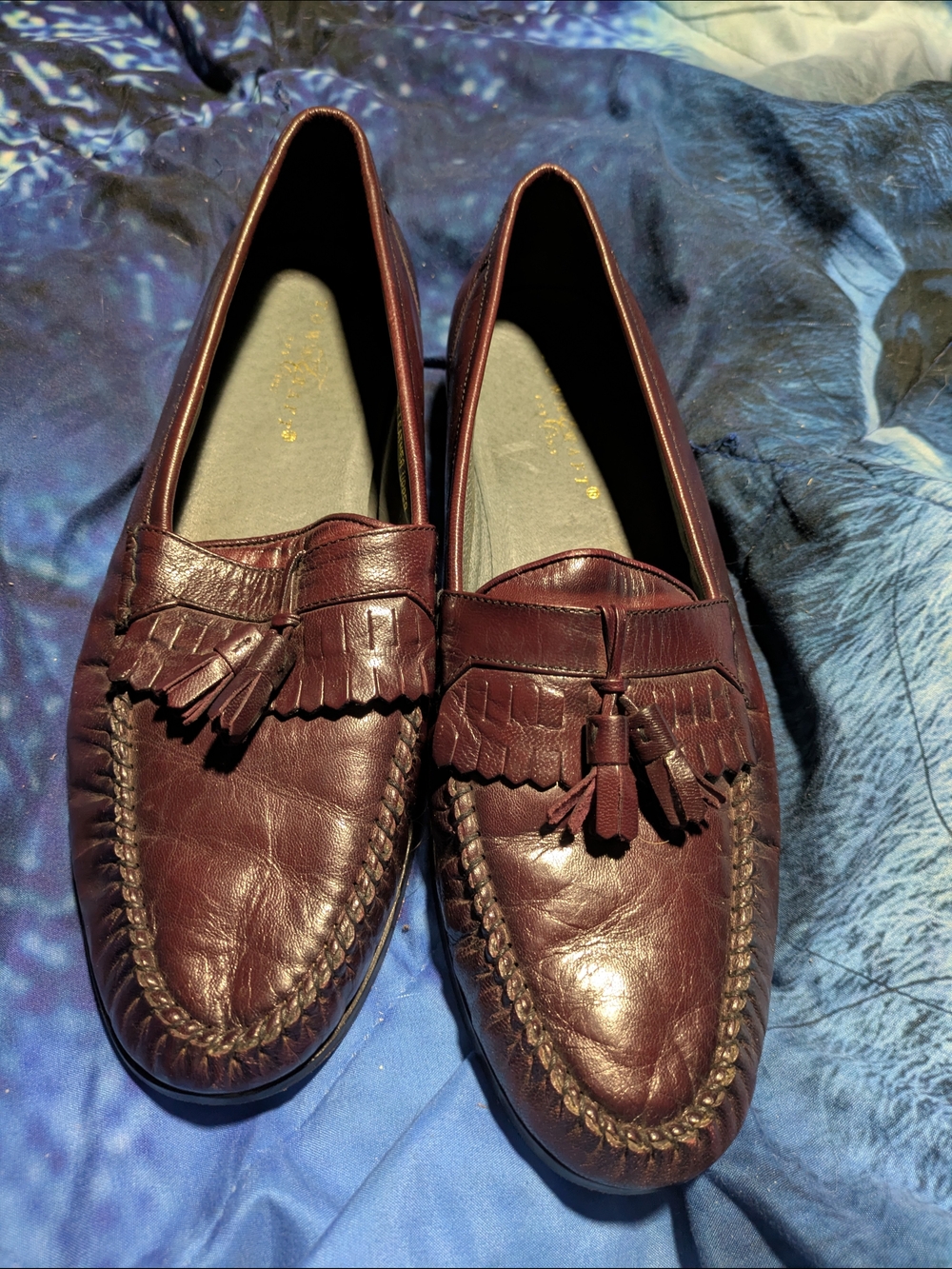 Vintage‎ Town & Craft Brown Leather Kiltie Tassel Loafers | Preppy Grandadcore